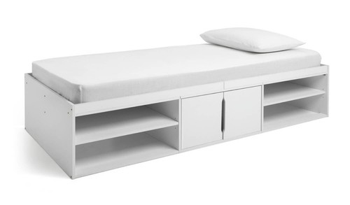 Frida storage cabin bed white - storage,