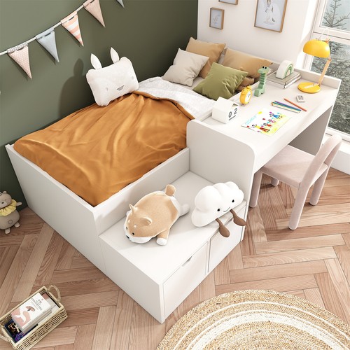 Single bed 3ft solid - 3ft, wood