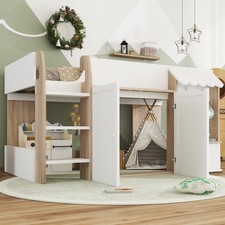 3ft Single Wooden Mid-Sleeper