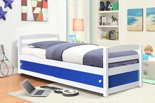 Storage Bed Kids Grey Pink or