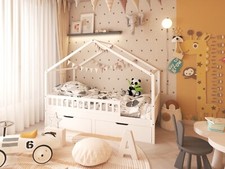 FurnitureHMD White Wooden Kids