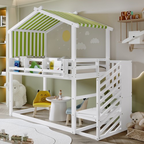 Bunk bed with storage - bed, for