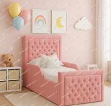 Plush Velvet Kids bed 2ft6