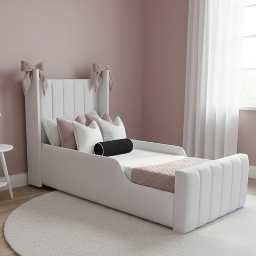 New winged panel kids bed - new,